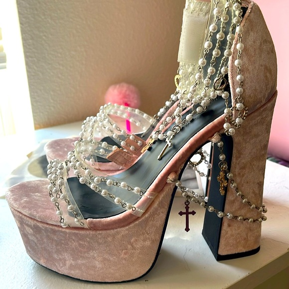 Sugar Thrillz Shoes - Sugar Thrillz Holy Revelation Platform Heels